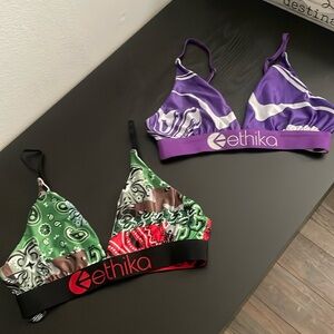 Set of 2 Ethika bralettes